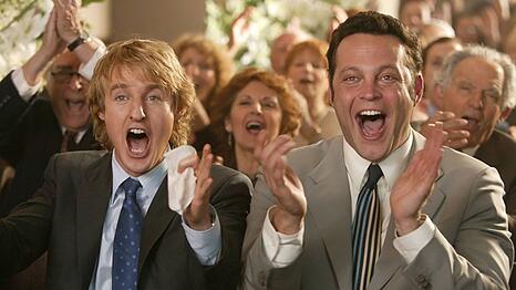 Die Komödie "Wedding Crashers" mit Owen Wilson und Vince Vaughn begeisterte als "Die Hochzeits-Crasher" auch in Deutschland.