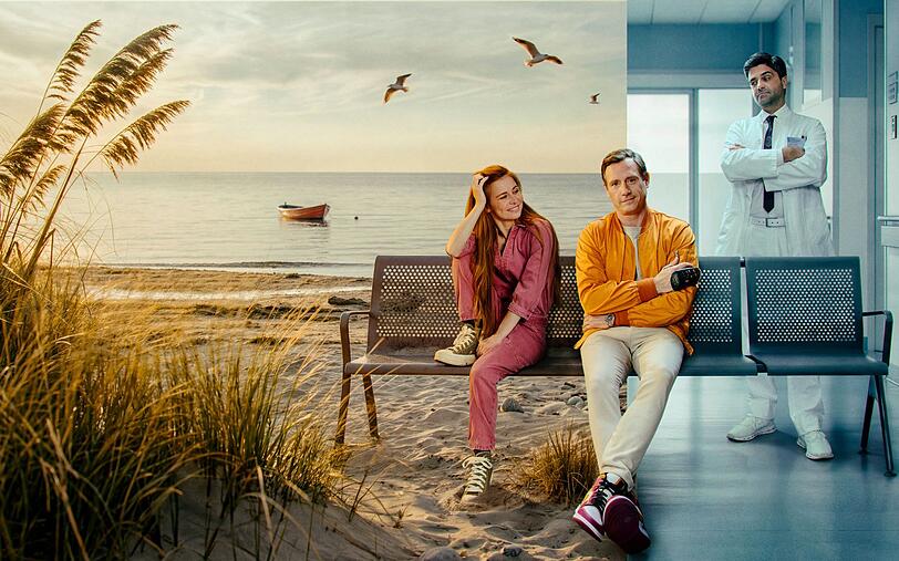 Sechs neue Filme der ZDF-"Herzkino"-Reihe "Dr. Nice" versprechen medizinische wie private Dramen, rund um Arzthelferin Charlie Winkler (Josefine Preuß), Dr. Neiss (Patrick Kalupa, Mitte) und Dr. Florian Schmidtke (Maximilian Grill). Sechs neue Filme der ZDF-"Herzkino"-Reihe "Dr. Nice" versprechen medizinische wie private Dramen, rund um Arzthelferin Charlie Winkler (Josefine Preuß), Dr. Neiss (Patrick Kalupa, Mitte) und Dr. Florian Schmidtke (Maximilian Grill).