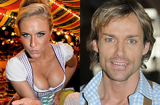 Seit Anfang des Jahres ein Paar: Alena Gerber und Sven Hannawald