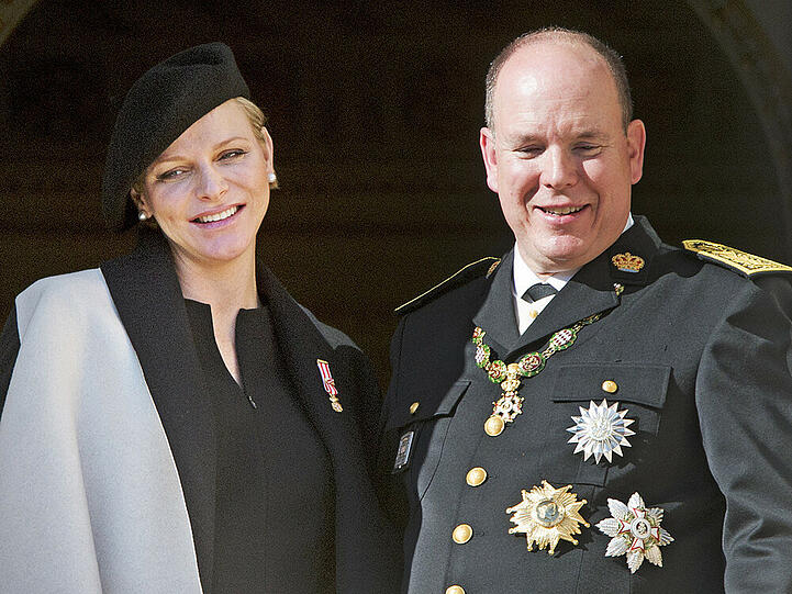 Charlene und Albert sind am Mittwoch Eltern geworden