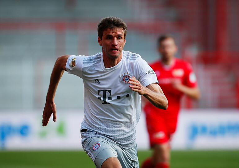 Thomas Müller im Spiel gegen Union Berlin.