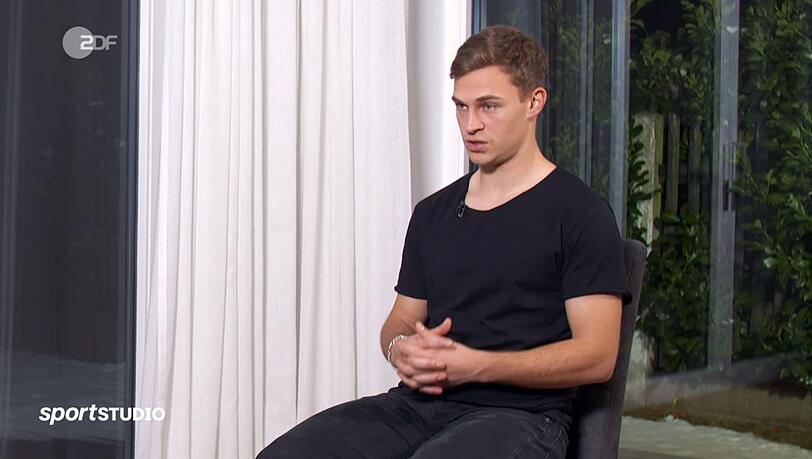 Joshua Kimmich spricht im ZDF-Interview.