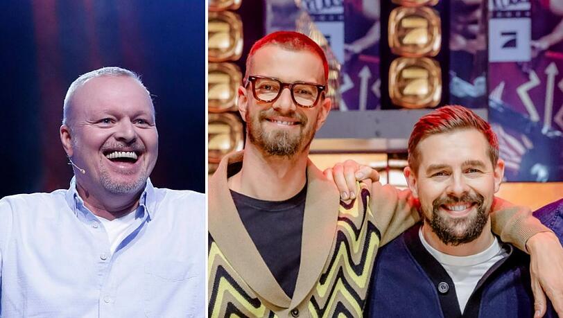 Ehemalige und aktuelle ProSieben-Stars (v.l.): Stefan Raab, Joko Winterscheidt und Klaas Heufer-Umlauf.