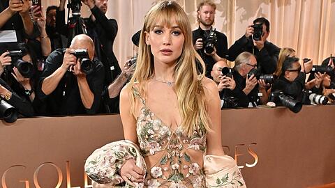 Jennifer Lawrence bei den diesj&auml;hrigen Golden Globe Awards.