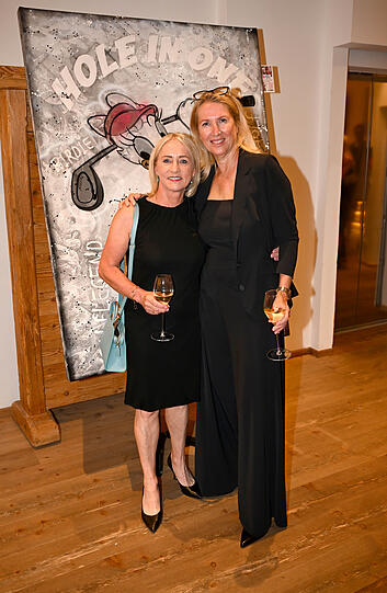 Heidrun "Heidi" Beckenbauer und Susanne Sch&auml;fer, Witwe von Andreas Brehme