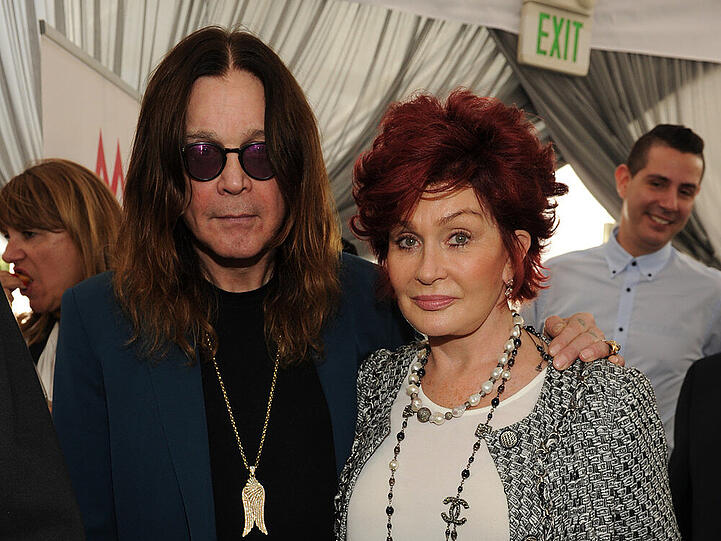 Haben derzeit nix zu lachen: Ozzy und Sharon Osbourne