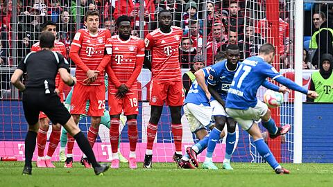 Hoffenheims Andrej Kramaric traf mit einem direkten Freistoß zum 1:1.