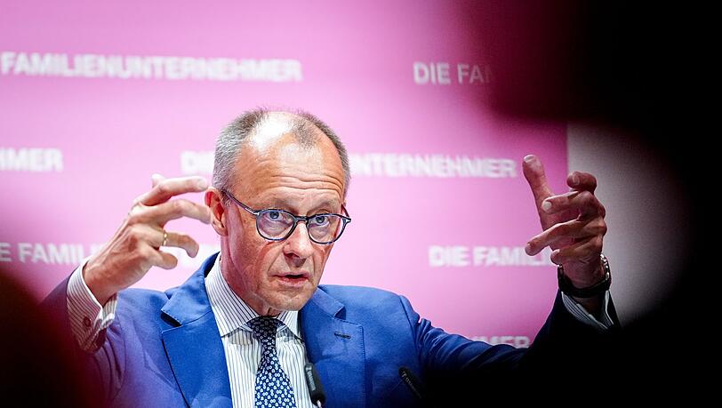 Merz sprach auf einer Tagung von Familienunternehmern.