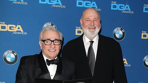 Sie verband eine jahrzehntelange Freundschaft: Martin Scorsese (l.) und Rob Reiner.