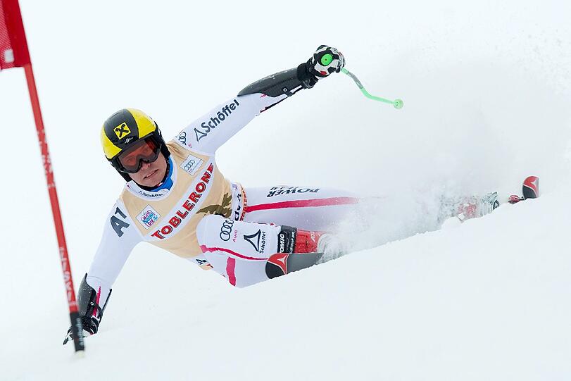 Der Gewinner des Riesenslaloms in Adelboden: Marcel Hirscher.
