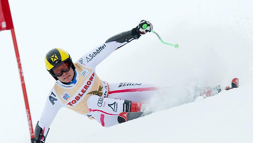 Der Gewinner des Riesenslaloms in Adelboden: Marcel Hirscher. Der Gewinner des Riesenslaloms in Adelboden: Marcel Hirscher.