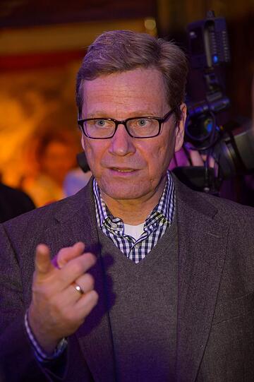 Guido Westerwelle bei der "A1 Kitz Race Party" auf Rosis Sonnbergstubn