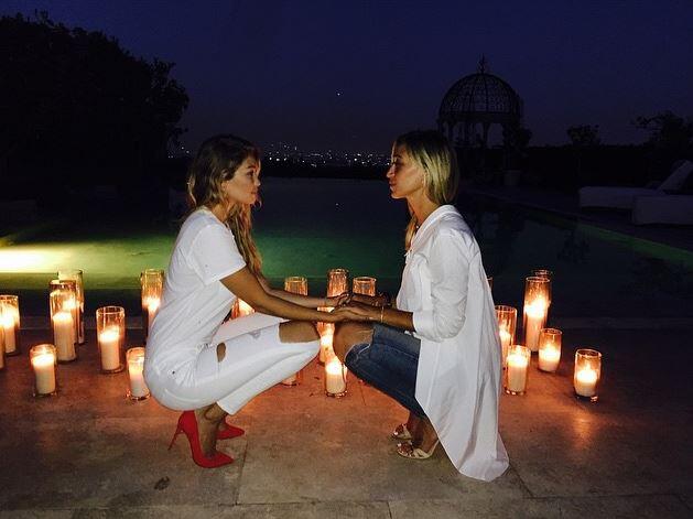Schwestern unter sich: Gigi und Alana Hadid