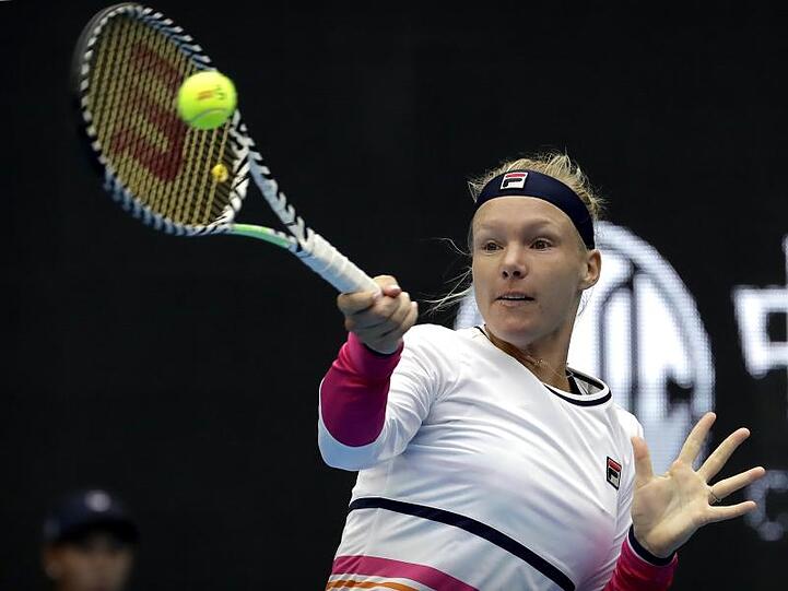 Feierte als Nachrückerin gleich einen Sieg: Kiki Bertens.