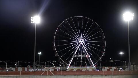 Beim Training in Bahrain fuhr Sebastian Vettel mit seinem Ferrari Trainingsbestzeit.