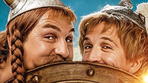 Guillaume Canet (r.) und Gilles Lellouche spielen in "Asterix und Obelix - Im Reich der Mitte" die berühmten Titelfiguren.