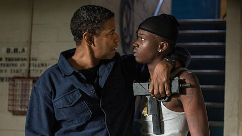 Robert McCall (Denzel Washington, li.) und Miles (Ashton Sanders).