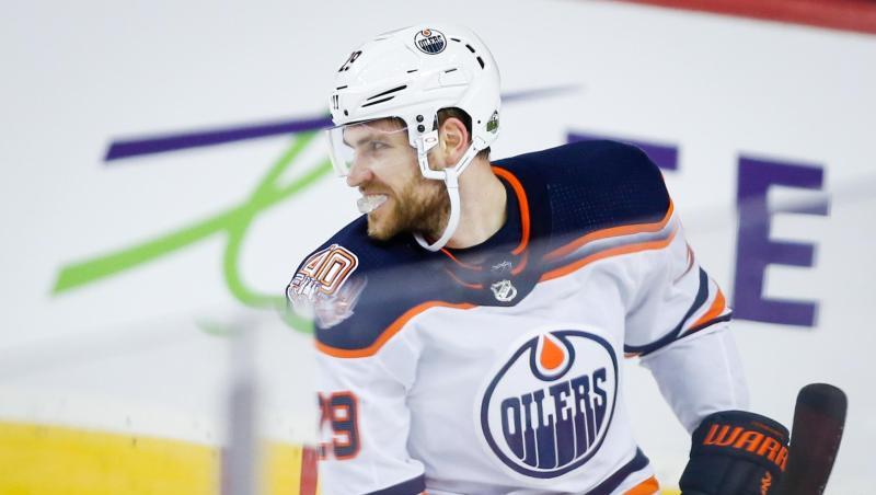 Leon Draisaitl von den Edmonton Oilers. Leon Draisaitl von den Edmonton Oilers.