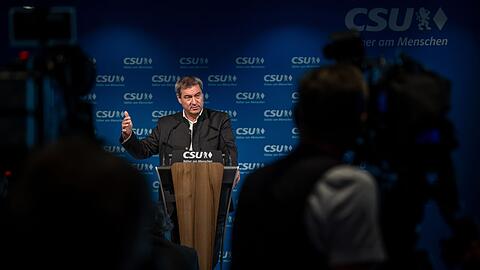 CSU-Chef und Ministerpräsident von Bayern Markus Söder.