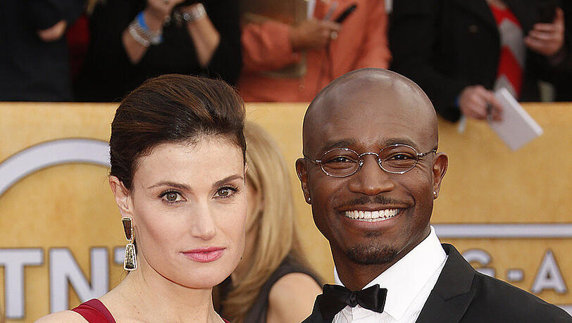 Ein Bild aus glücklicheren Tagen: Idina Menzel und Taye Diggs 2013 Ein Bild aus glücklicheren Tagen: Idina Menzel und Taye Diggs 2013