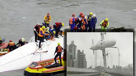 Ein spektakuläres Amateur-Video zeigt den Absturz von Flug GE235 in Taiwan. Die Bilder...