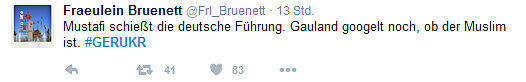 Vorher musste allerdings erstmal gegoogelt werden.