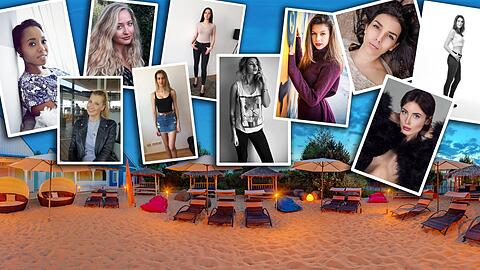 Die Jury vergibt in der Therme in Erding eine Wildcard. Welche dieser jungen Damen hat das Zeug fürs Finale?