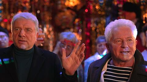 Udo Wachtveitl (l.) und Miroslav Nemec im neuen Münchner "Tatort: Kehraus".