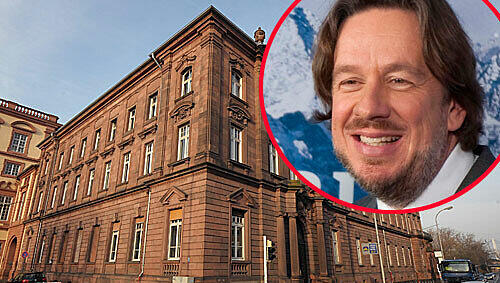 Jörg Kachelmann. Im großen Bild die Mannheimer Justiz-Vollzugsanstalt Jörg Kachelmann. Im großen Bild die Mannheimer Justiz-Vollzugsanstalt