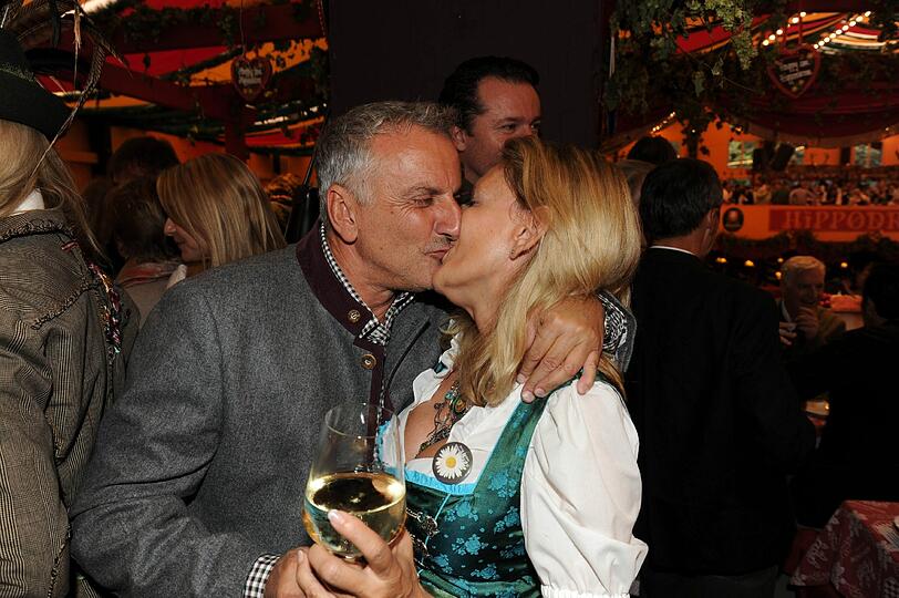 Gaby Hauptmann und ihr Freund Franco haben sich lieb.