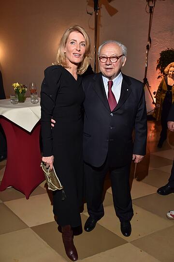 Dr. Hubert Burda mit Frau Maria Furtwaengler