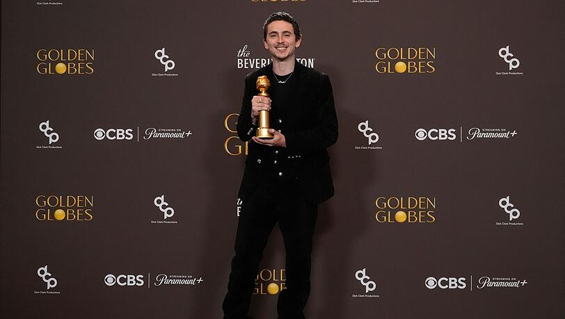 Timoth&eacute;e Chalamet bekam seinen ersten Golden Globe.