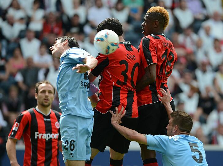 Weiter Bilder vom Zweitliga-Spiel zwischen Eintzracht Frabnkfurt und dem TSV 1860 München.