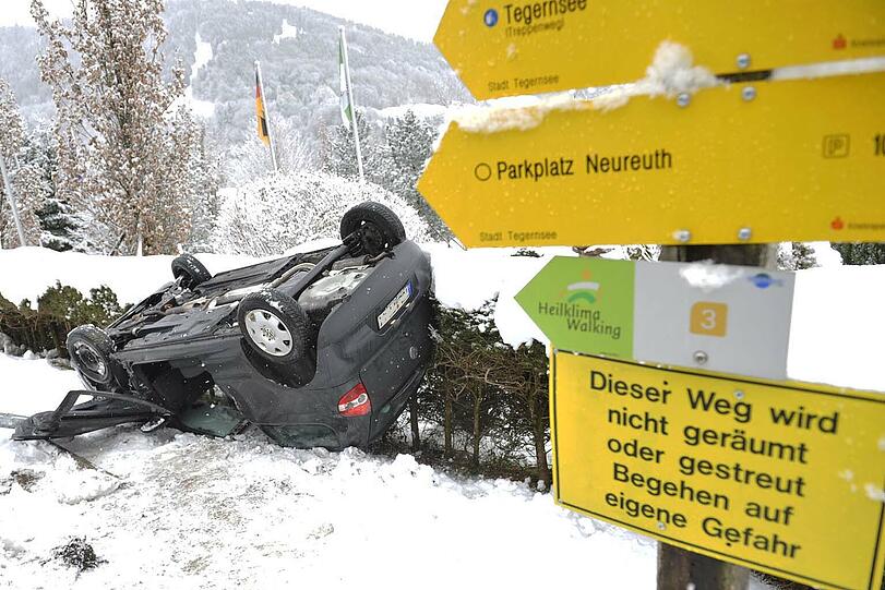 Beim Hotel Westerhof nahe des Neureuth-Aufstiegs kam es zum Unfall