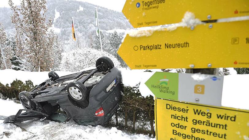 Beim Hotel Westerhof nahe des Neureuth-Aufstiegs kam es zum Unfall Beim Hotel Westerhof nahe des Neureuth-Aufstiegs kam es zum Unfall