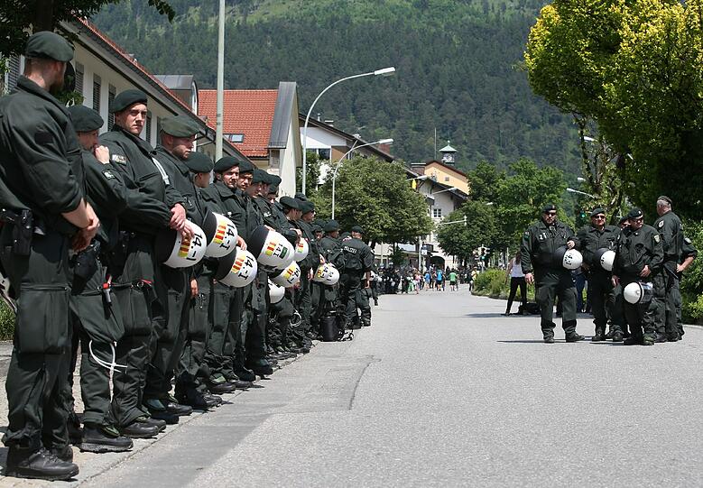 Die Bilder von den G7-Gegnern in Garmisch.