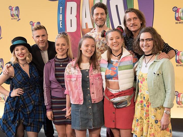Treffen mit den Darstellern: Take That besuchen die Proben des Musicals "The Band".