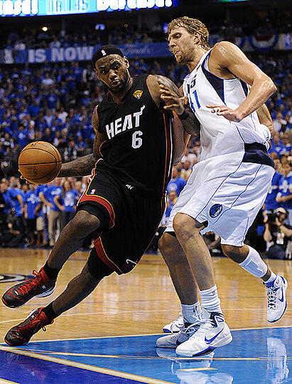 Glanzvolle Karriere: NBA-Star LeBron James in Bildern.