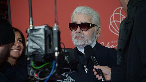 Karl Lagerfeld bei einem Auftritt im November 2018.