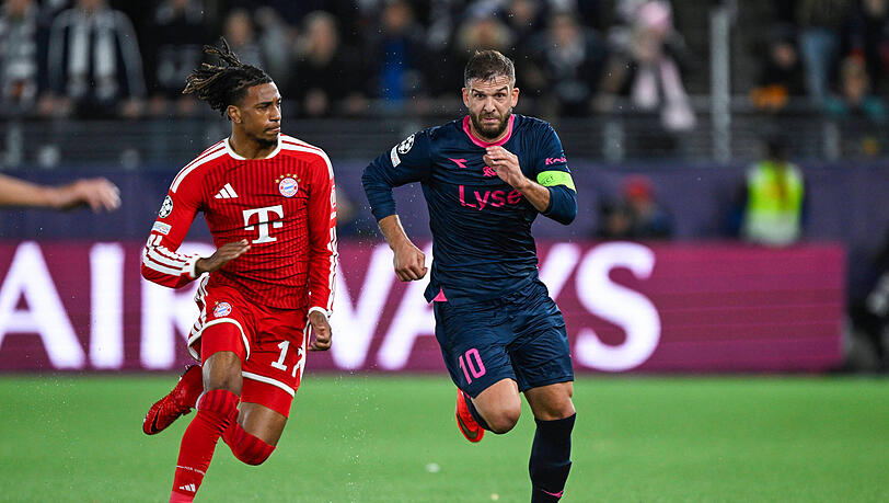 Michael Olise (l.) und Zlatko Tripic.
