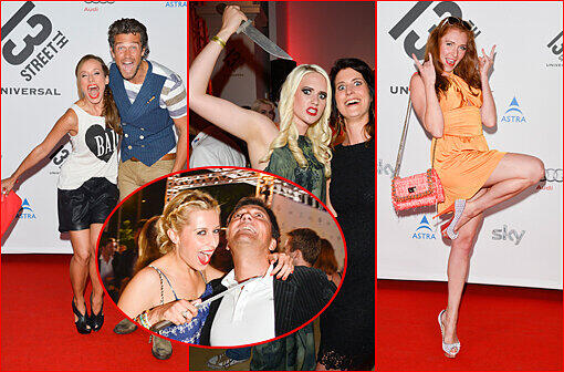 Sarah Knappik mit Messer, Verena Kerth trifft auf Martin Krug und Georgina ist natürlich auch dabei - Die "Shocking Shorts Award"-Party zum Durchklicken!