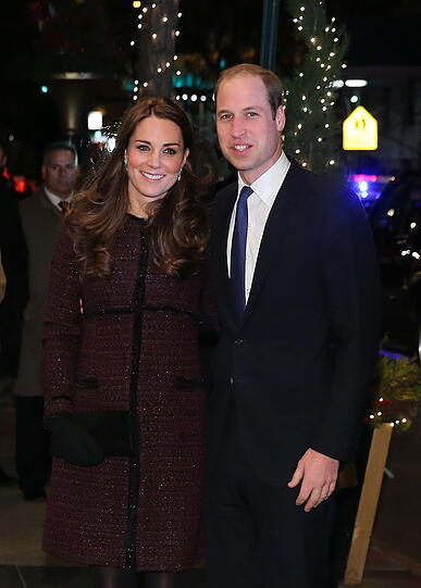 Kate und William bei ihrer Ankunft in New York vor dem Luxushotel Carlyle in Manhattans Upper East Side.