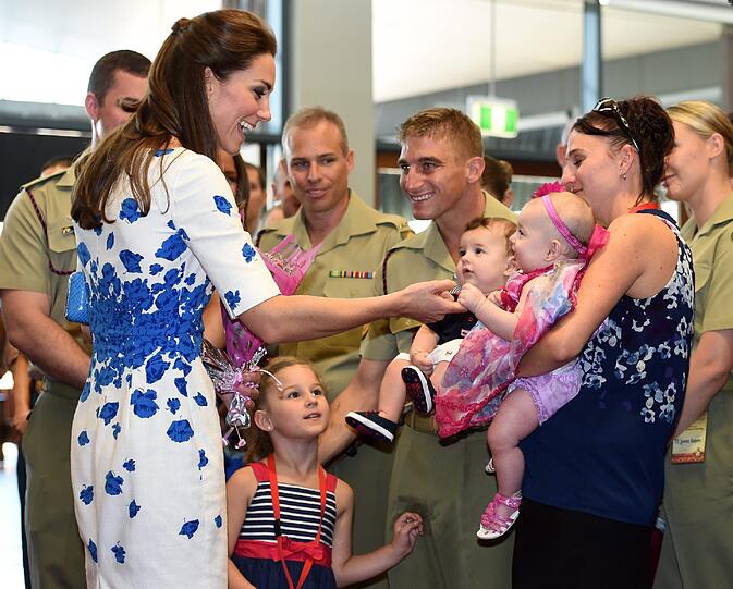 William und Kate haben das australische Militär besucht. Die Bilder.