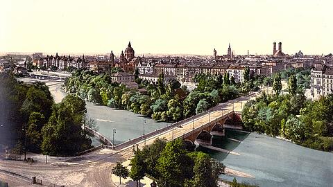 Das Lehel vom Maximilianeum aus gesehen.