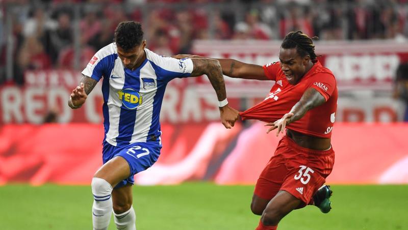 Renato Sanches (r) wurde gegen Hertha nur eingewechselt. Renato Sanches (r) wurde gegen Hertha nur eingewechselt.
