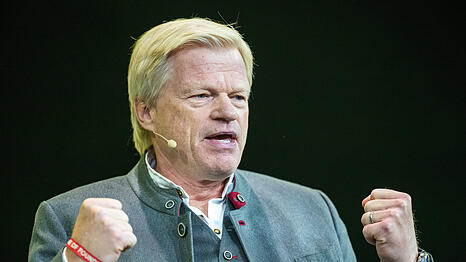 Der ehemalige FC-Bayern-Boss Oliver Kahn am Sonntag bei der Start-up-Messe "Bits & Pretzels" in München.