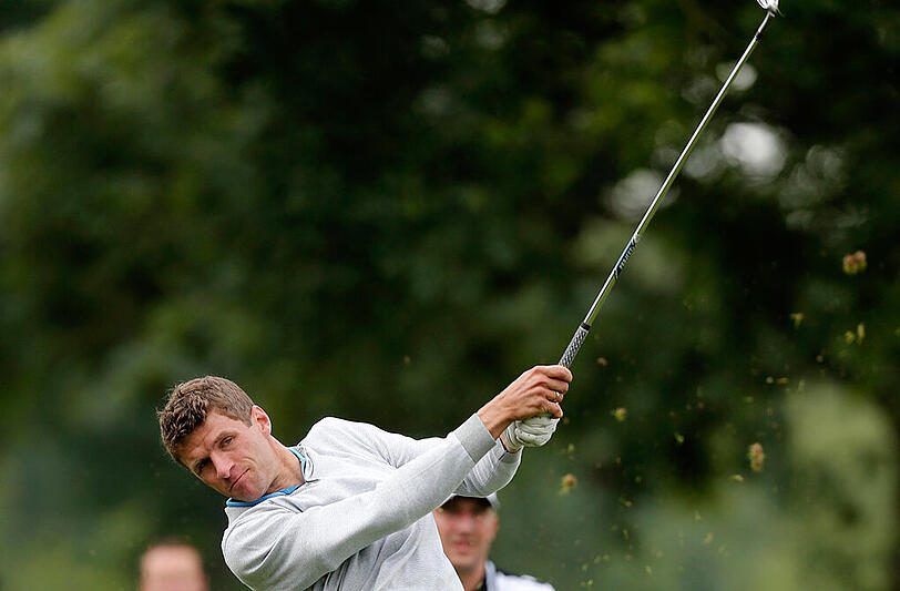 Nach vier Jahren hat er Handicap 6,5: Bayern-Fußballer Thomas Müller.