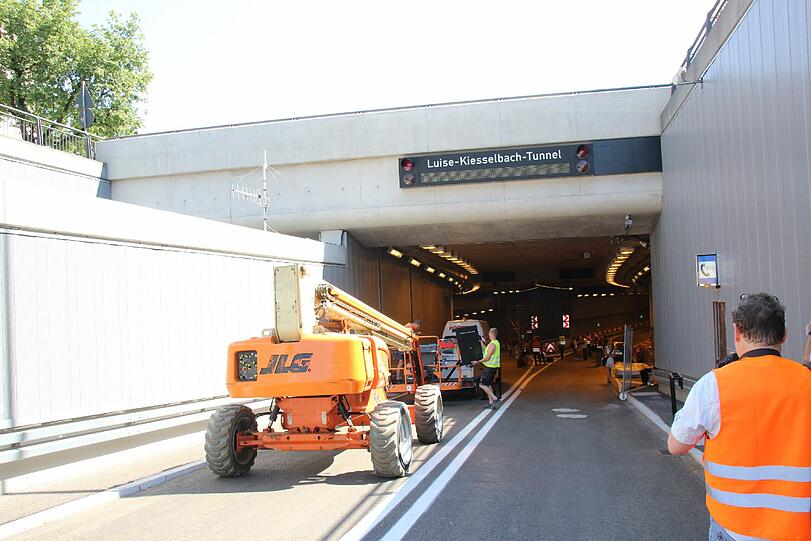 So gut wie fertig: Die Bilder vom Luise-Kiesselbach-Tunnel.