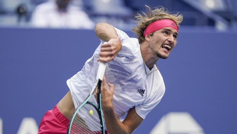 Hat das Finale der US Open erreicht: Alexander Zverev aus Deutschland in Aktion. Hat das Finale der US Open erreicht: Alexander Zverev aus Deutschland in Aktion.