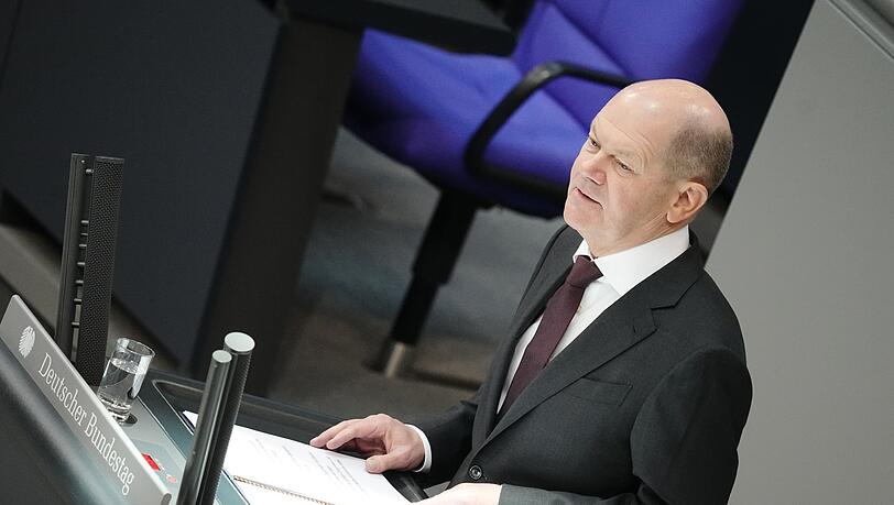 "Niemand musste frieren": Bundeskanzler Olaf Scholz.